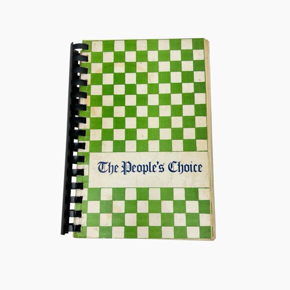 Cookbook The Peoples Choice East Lansing MI Peoples Church Recipes Meals 1974 - Picture 1 of 11